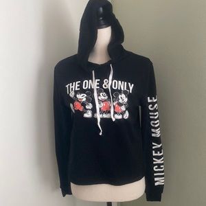 Disneys Mickey Mouse Cropped Hoodie